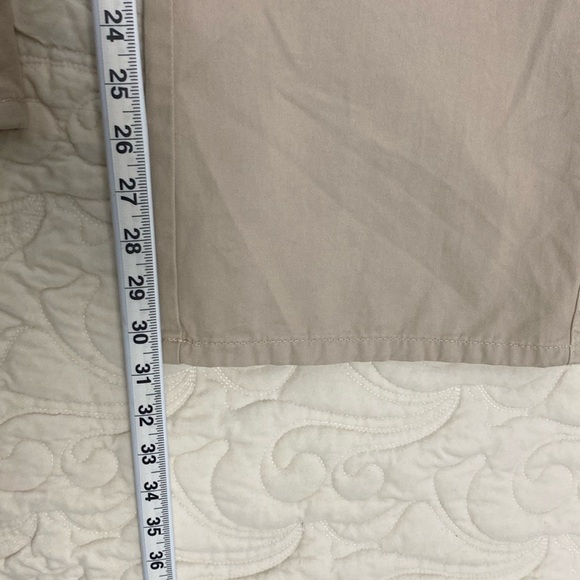 Zara High Rise Cargo Pants Khaki Trousers Size 10 Relaxed Fit - Picture 5 of 12